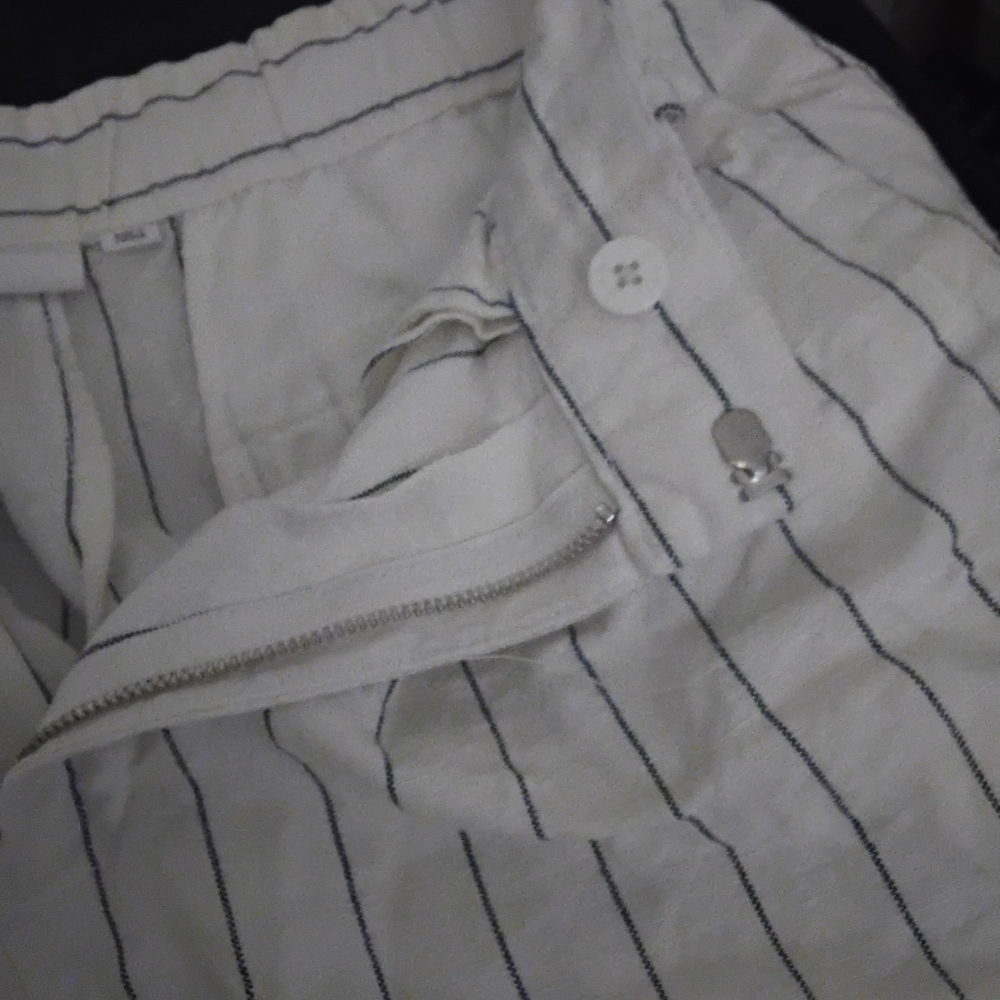 GAP Cream Pants with Black Stripes - Picture 4 of 5